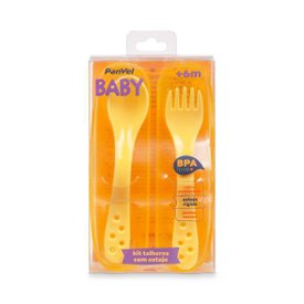 KIT TALHERES INFANTIL COM ESTOJO PANVEL BABY