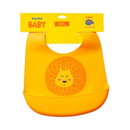 BABADOR DE SILICONE LEÃO PANVEL BABY