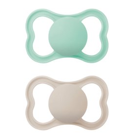 CHUPETA MAM SUPREME NEUTRA 16 MESES + COM 2 UNIDADES