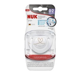 CHUPETA NUK STAR NEUTRA 0 A 2 MESES COM 1 UNIDADE