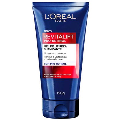 GEL DE LIMPEZA FACIAL SUAVIZANTE LOREAL PARIS REVITALIFT RETINOL 150G