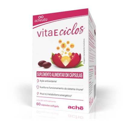 VITAMINA E VITA E CICLOS ACHE 60 CAPSULAS