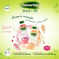 SUPLEMENTO ALIMENTAR LÍQUIDO TAMARINE DUAL FIT SABOR TANGERINA, PÊSSEGO E CHÁ BRANCO 400ML