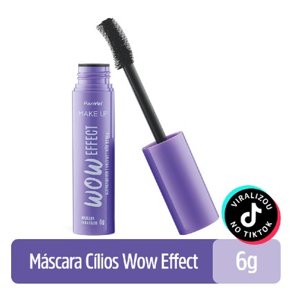 MASCARA CILIOS WOW PANVEL MAKE UP 6G