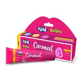 HIDRATANTE LABIAL CARMED FINI BEIJOS COR ROSA 10G