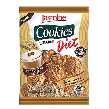 COOKIE ZERO JASMINE CAPUC COM AVELA 150G