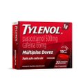 TYLENOL DC MÚLTIPLAS DORES PARACETAMOL 1G + CAFEÍNA 130MG 20 COMPRIMIDOS