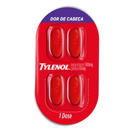 TYLENOL DC MULTIPLAS DORES 4 COMPRIMIDOS
