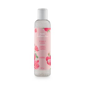 SABONETE ESFOLIANTE CORPORAL ROSAS E LICHIA PANVEL INSTANTES190G