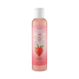 SABONETE LÍQUIDO ESFOLIANTE CORPORAL PANVEL MORANGO COM CHAMPAGNE 190G