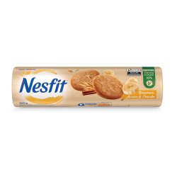 Biscoito Integral Nestlé Nesfit Banana Aveia E Canela 160g