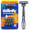 APARELHO DE BARBEAR DESCARTÁVEL GILLETTE PRESTOBARBA 3 LEVE 4 PAGUE 3
