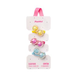 Trio De Elásticos Coleção Infantil Panvel Acessórios