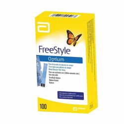 Tiras Reagentes Freestyle Optium Glicose Com 100 Unidad