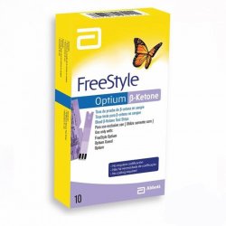 Tiras Freestyle Optium Cetona Com 10 Unidades