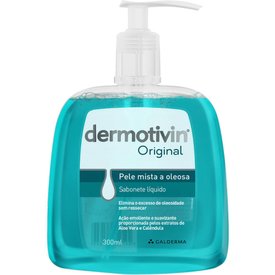 SABONETE LÍQUIDO DERMOTIVIN ORIGINAL PELE MISTA A OLEOSA 300ML