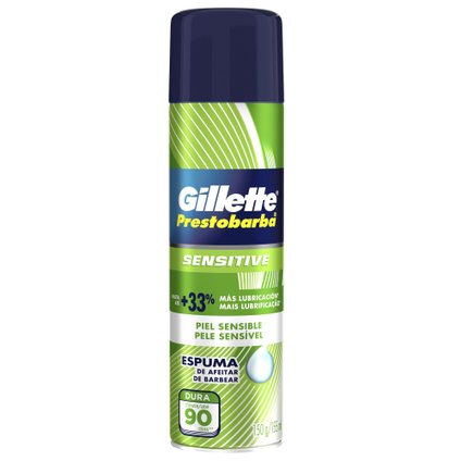 ESPUMA DE BARBEAR GILLETTE MACH3 SENSITIVE 150G