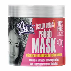Máscara De Reabilitação Instantânea Soul Power Color Curls Rehab 400g