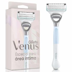 Aparelho Depilatório Recarregavel Gillette Venus Íntima Com Uma Unidade