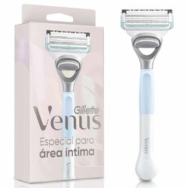 APARELHO DEPILATÓRIO RECARREGAVEL GILLETTE VENUS ÍNTIMA COM UMA UNIDADE