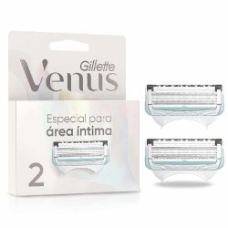 Carga Para Aparelho Depilatório Gillette Venus Íntima Com 2 Unidades