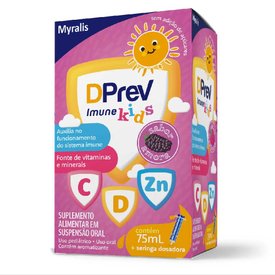 SUPLEMENTO ALIMENTAR DPREV IMUNE KIDS 75ML