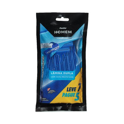 APARELHO DE BARBEAR DESCARTÁVEL LEVE 7 PAGUE 5 PANVEL HOMEM