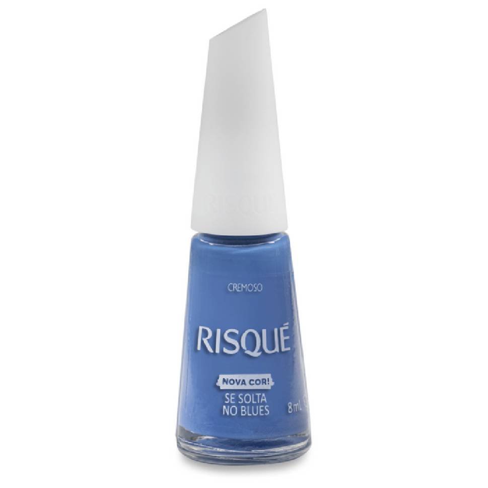 Esmalte Risque Cremoso Se Solta No Blues 8ml