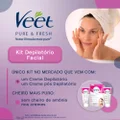 KIT CREME DEPILATÓRIO FACIAL VEET PELES NORMAIS 2 UNIDADES COM 50ML CADA