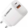 CARREGADOR TURBO USB + TYPE-C QUICKCHARGE 3.0 18W T110 KIMASTER