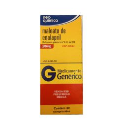 Kit Leve 4 Pague 3, Mal.enalapril 20mg 30 Cp Neoq Gen C Cada Um Saí Por R$ 13,49