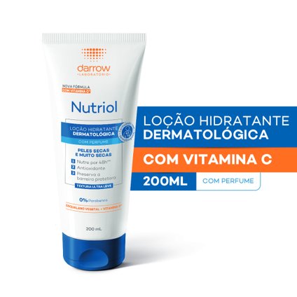 LOÇÃO HIDRATANTE NUTRIOL VITAMINA C COM PERFUME 200ML