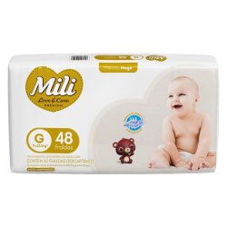 Fralda Mili Love Care Mega G Com 48 Unidades