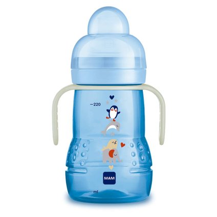 COPO MAM TRAINER NIGHT AZUL 220ML