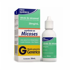 NITRATO MICONAZOL 2% LOÇÃO 30ML NEOQUÍMICA GENÉRICO