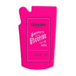 Sabonete De Glicerina Líquido Granado Rosas Refil 300ml