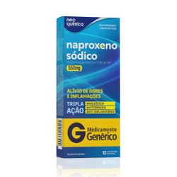 Naproxeno 550mg 10 Comprimidos Neo Química Genérico