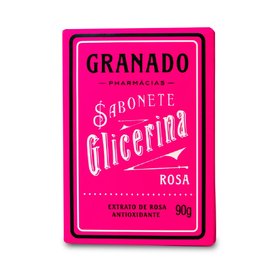 SABONETE DE GLICERINA EM BARRA GRANADO ROSAS 90G