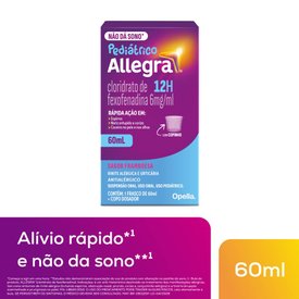 Antialérgico Allegra Pediátrico 6mg/ml 60ml com copinho