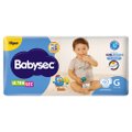 FRALDA BABYSEC ULTRA SEC GALINHA PINTADINHA G COM 60 UNIDADES