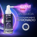TÔNICO CAPILAR CLEAR MEN DERMA SOLUTION ANTIQUEDA COM 100ML