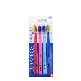 KIT ESCOVA DENTAL CURAPROX 5460 ULTRASOFT - 4 UNIDADES