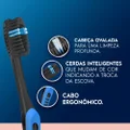 KIT ESCOVA DENTAL ORAL-B INDICATOR BLACK COM CERDAS INTELIGENTES 2 UNIDADES