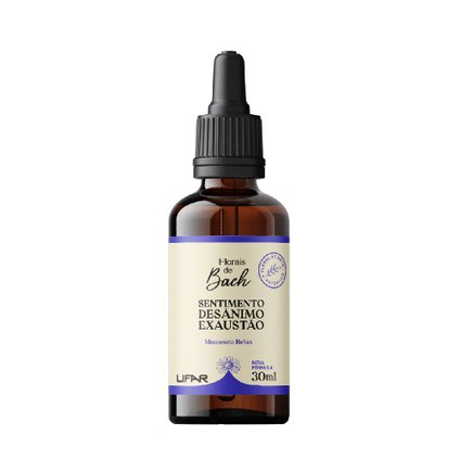 FLORAL DE BACH LIFAR SENTIMENTO DESANIMO EXAUSTÃO 30ML