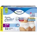 ROUPA ÍNTIMA TENA PANTS CONFORT EMBALAGEM ECONÔMICA G/EG 32 UNIDADES