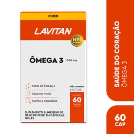 LAVITAN OMEGA 3 1000MG COM 60 CÁPSULAS
