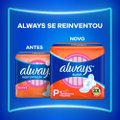 ABSORVENTE ALWAYS SUAVE TAMANHO P COM ABAS LEVE 10 PAGUE 8