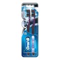 KIT ESCOVA DENTAL ORAL-B 3D WHITE CARVÃO 2 UNIDADES