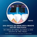 KIT ESCOVA DENTAL ORAL-B 3D WHITE CARVÃO 2 UNIDADES