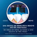 KIT ESCOVA DENTAL ORAL-B 3D WHITE CARVÃO 4 UNIDADES